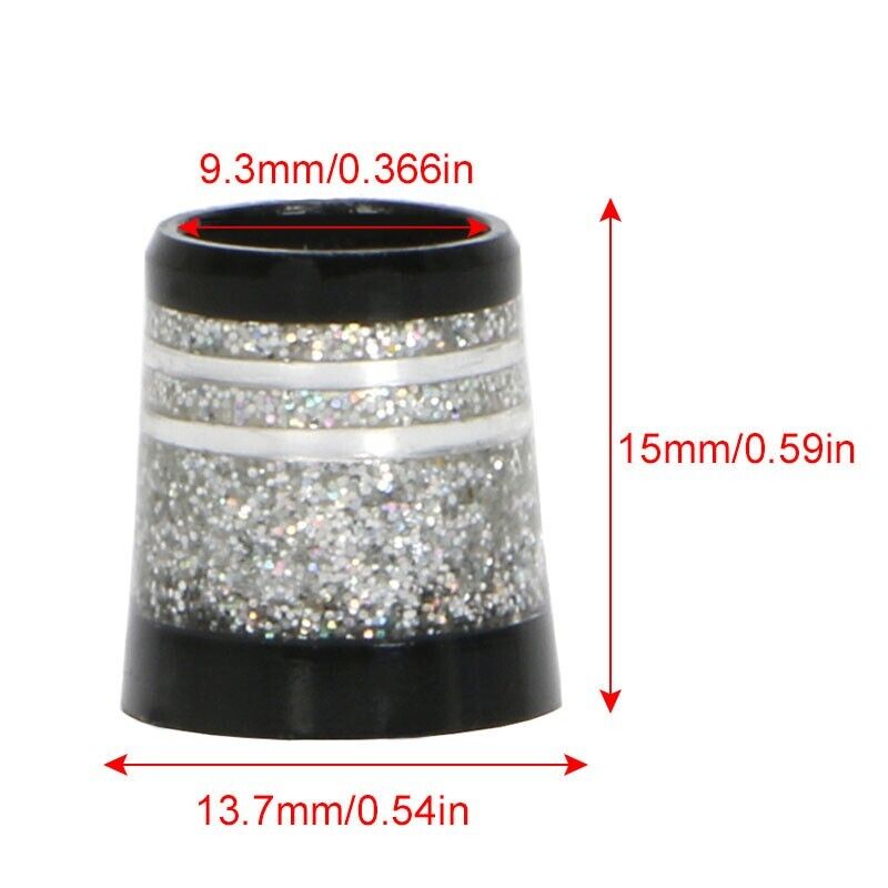 New 10 Pieces Golf Iron Ferrules High Glitter 0.370