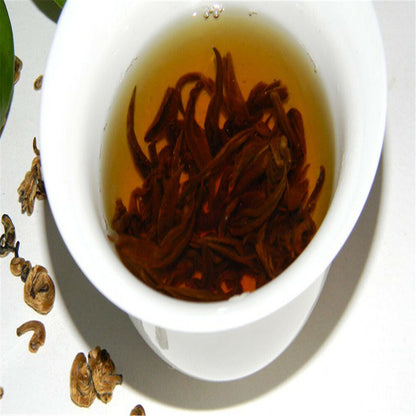 Top Yunnan Golden Snail Bud "JingLuoYa" Dian Hong Black Tea Chinese Premium Tea