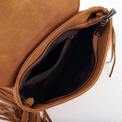 Faux Suede Leather Boho Bag Women's Handbags Bag Women Shoulder Crossbody Bags