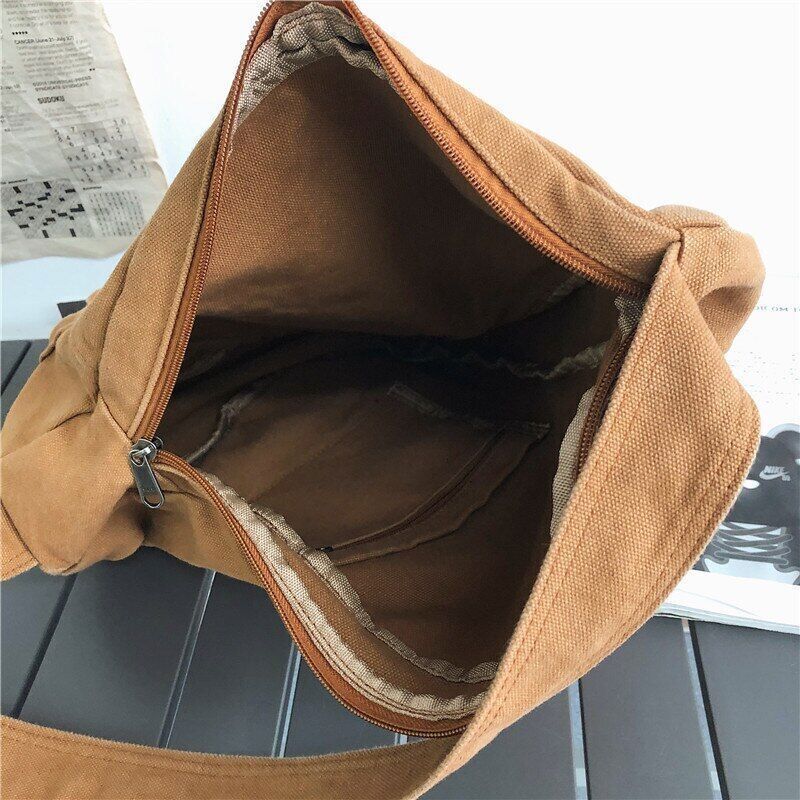 Canvas Chest Bag Women Shoulder Bag Canvas Crossbody Bag Women Bag