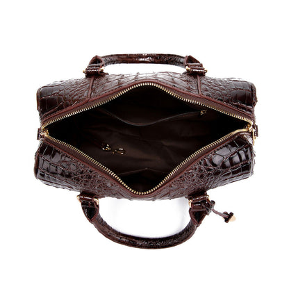 Women Patent Leather Crocodile Handbag Sling Satchel Tote Shoulder Bag Party Bag