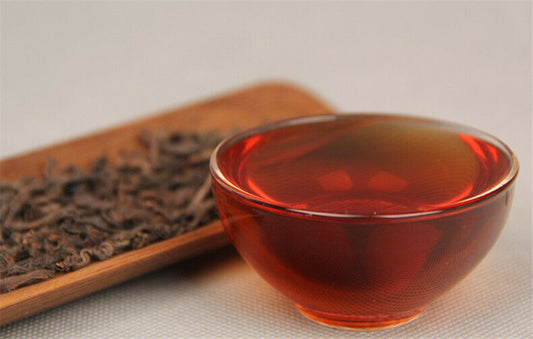 120g Organic Pu-erh Tea Black Tea Boxed Ripe Puer Tea Old Tree Puer Loose Leaf