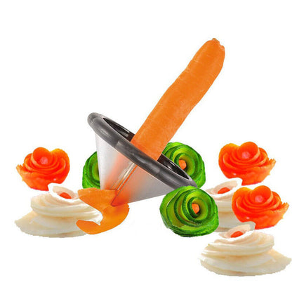 Cooking Tool Stainless Steel Creative Kitchen Gadget Vegetable Spiralizer Slicer