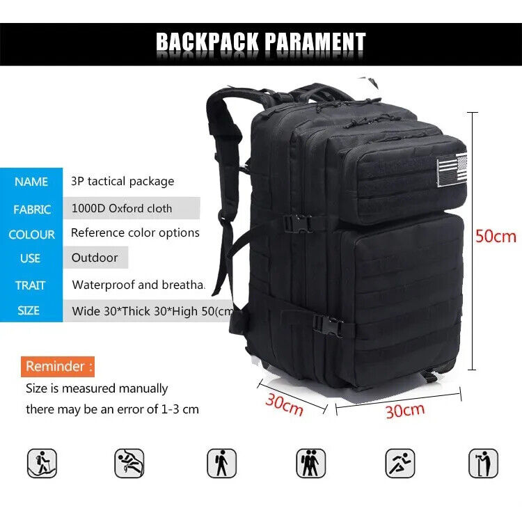Military Tactical Backpack Army Day Pack Bag Backpacks Hiking Backpacks Bags