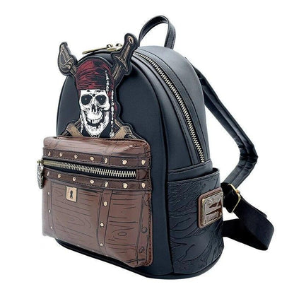 Disney Pirates skull Loungefly Mini Backpack Jack Sparrow shoulder bag backpack