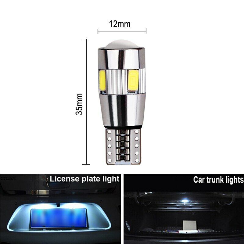 LED Lights Car Bulbs Clearance Wedge Side Reverse Lamps Car Interior Lights 2Pcs