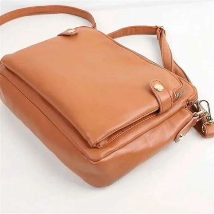 Three Layer Crossbody Shoulder Ladies Bag PU Shoulder Bag Purse Handbag Womens