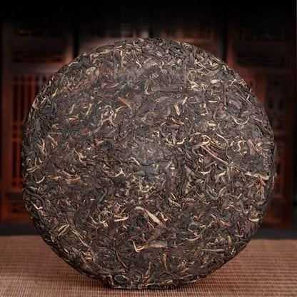 357g Yunnan Qizi Pu'er Cake Tea 2001 Banzhang Old Pu-erh Raw Tea Sheng Puerh Tea
