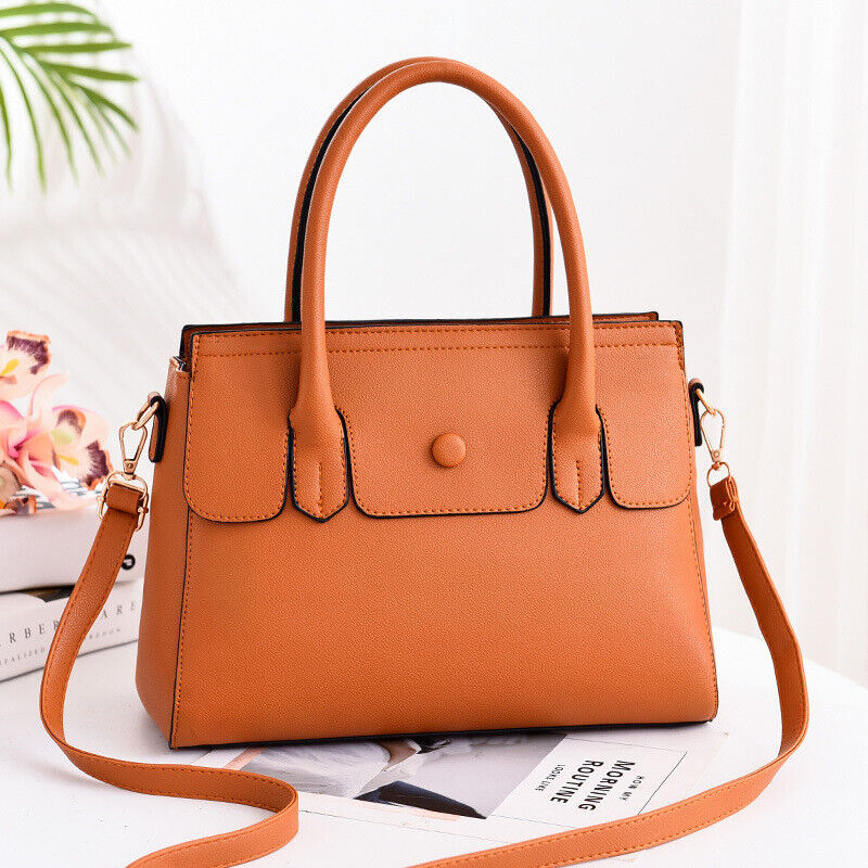 2023 Womens PU Leather Handbags Shoulder Messenger Tote Travel Crossbody Bag