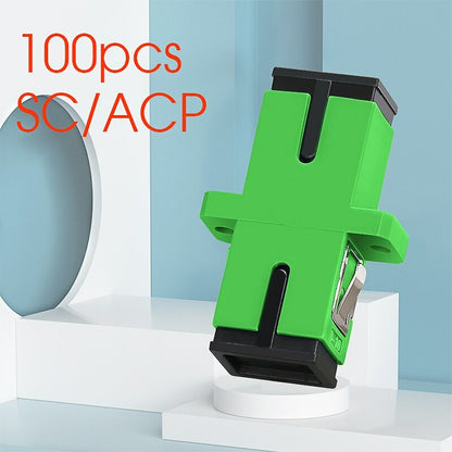SC/APC Single Mode Optic Fiber Connector Flange Coupler Square Joint Adapter