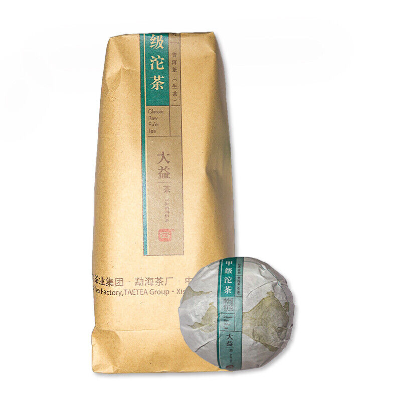 TAETEA 2017 JIAJI Raw Puerh Chinese Tuocha Batch 1701 Sheng Puer Tea Green 500g