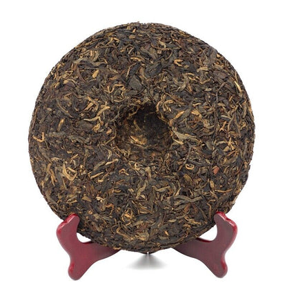 2007 MengKu Hao Rongshi Yunnan Mengku Qizi Tea Biscuit Green Cake Raw Puer 400g