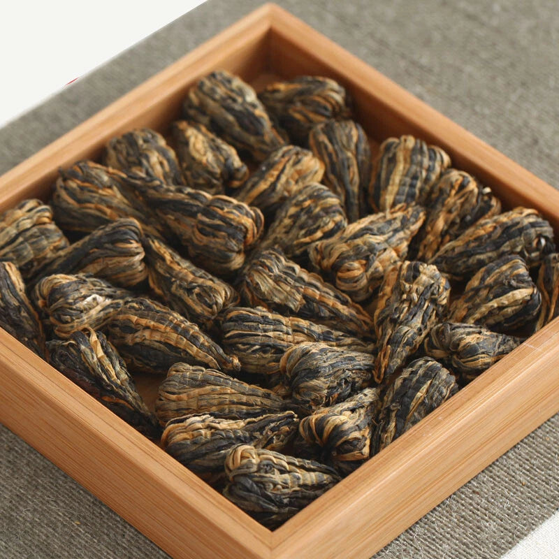 Yunnan Black Tea Fengqing Dianhong Pagoda Dian Hong Golden Bud Blooming Tea 250g