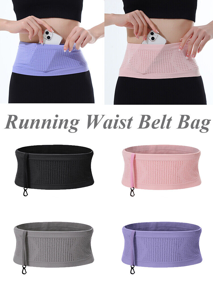 Unisex Sports Fanny Pack Waist Money Belt Pack Running Waist Bag Breathable