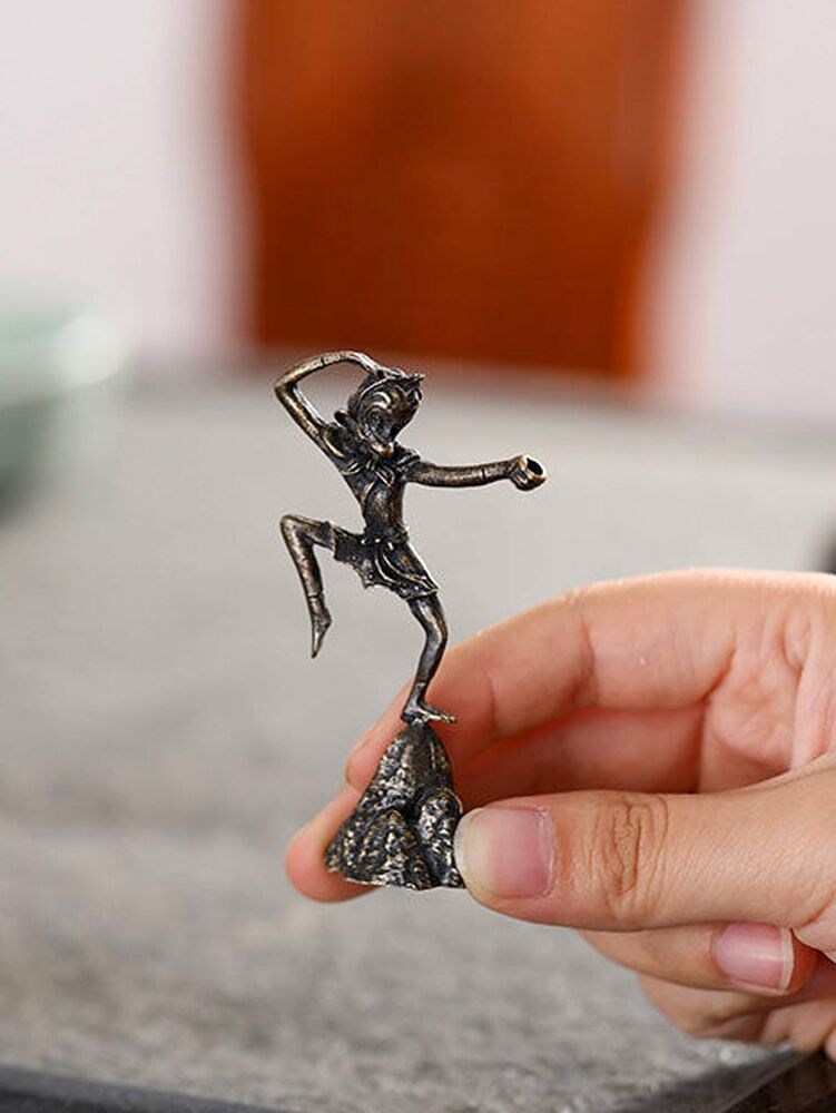 Incense stick holder 1pc monkey shaped incense sticks burner copper alloy-