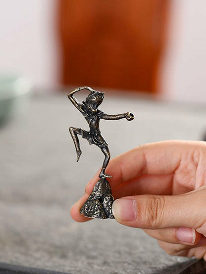 Incense stick holder 1pc monkey shaped incense sticks burner copper alloy-