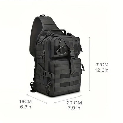 Tactical Backpack Chest Bag Waterproof Rucksack Bag for Outdoor Hiking Camping