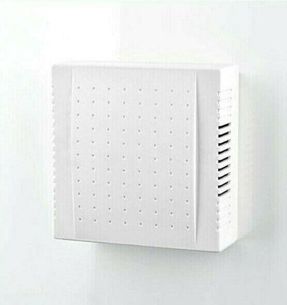 220V Office Hotel Door Bell 108x108x36mm ABS/PC Wired Panel Clear Sound Doorbell