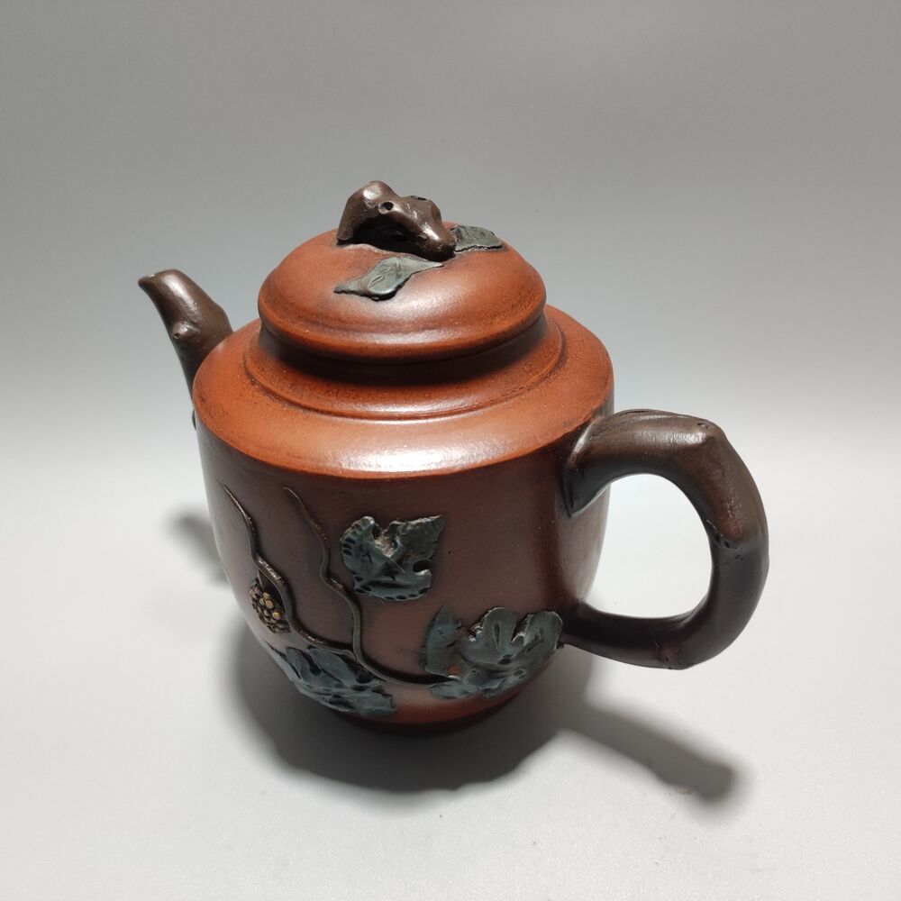 Vintage Chinese Yixing Purple Clay Teapot Zisha Ceremony Ceramic Teacups Teapots