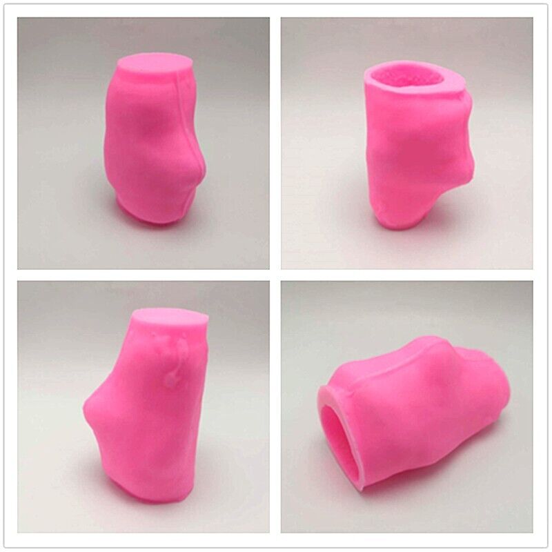 Silicone Easter Island Statue Mold Candle Soap Making Concrete Crafts Mould Tray