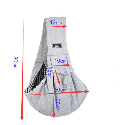 Pet Carrier Bag Cats Puppy Outdoor Travel Dog Shoulder Bag Cotton Sling Handbag