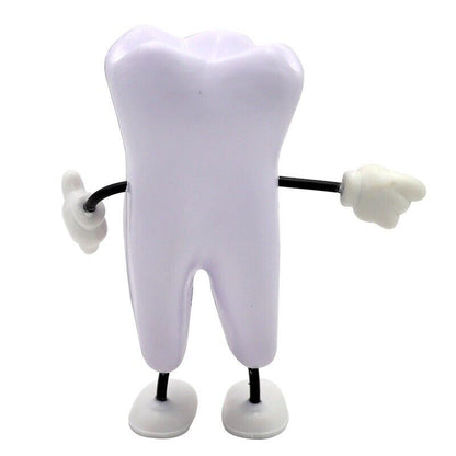 Dental Teeth Gifts Dentistry Tooth Shaped Model Squeeze Ball Soft PU Foam 12.5cm