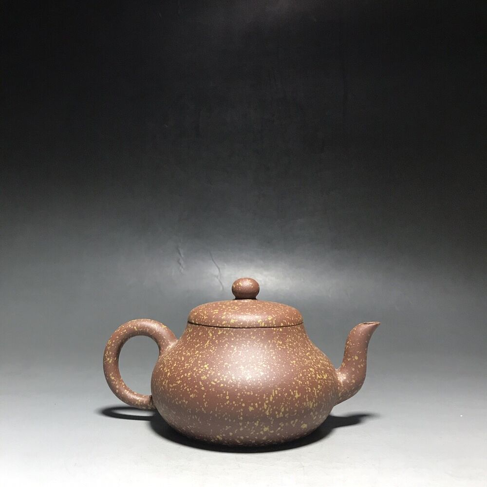 vintage chinese yixing purple clay teapot zisha ceremony carving Collectible art