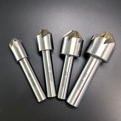 Brazing Carbide Countersink Drill With Blade 90 Degree Chamfering Milling Tool