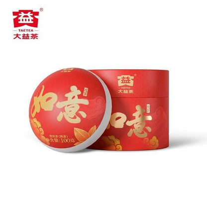 100g Boxed Yunnan Menghai Tea Pu'er Tea Ruyi Tuo Tea Pu'er Ripe Tea Tuo