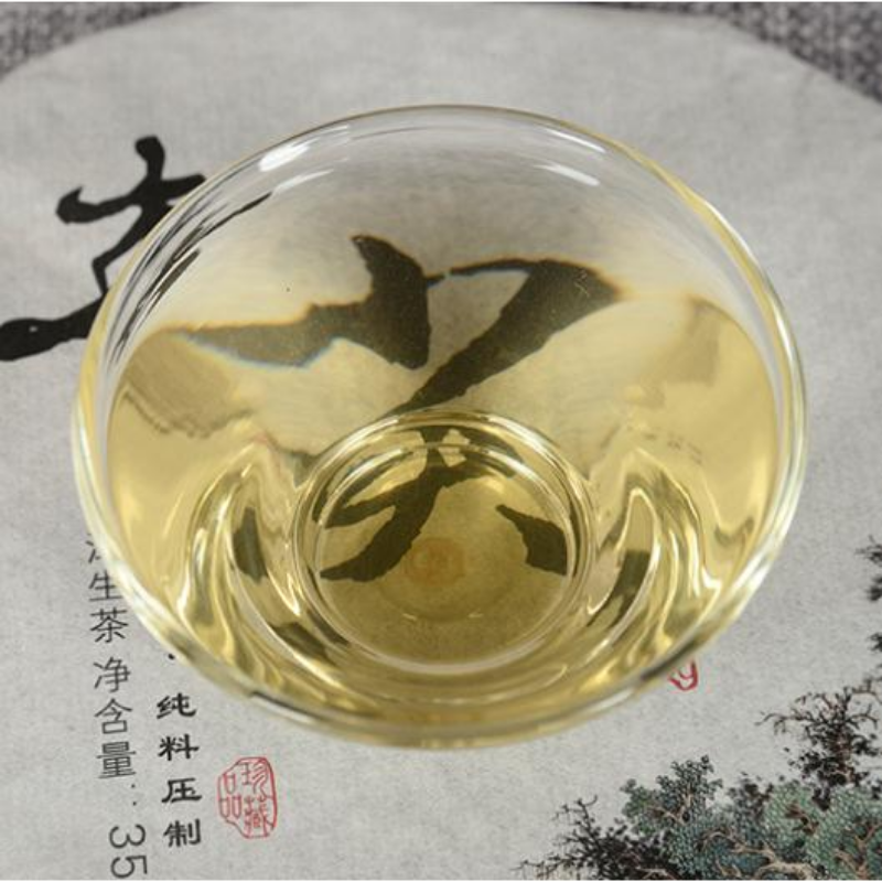 357g Spring Puerh Shengcha Chunjian Pu-erh Raw Tea Cake Yunnan Pu'er Green Tea