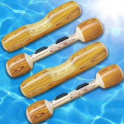 4PCS/Set Swimming Pool Float Game 2 Person Inflatable Water Pump Pool Party Raft