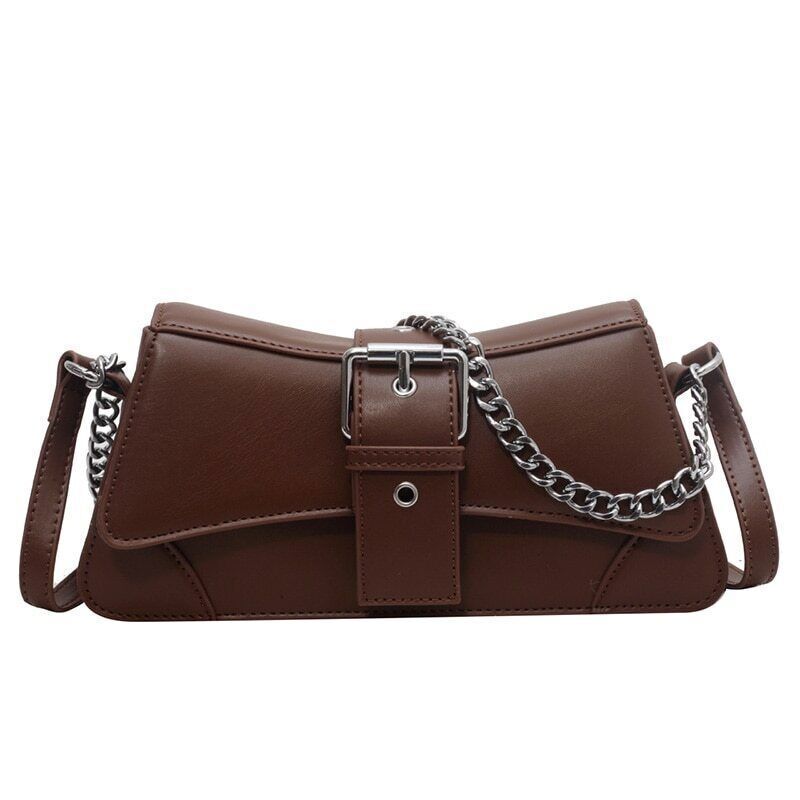 Women Shoulder Side Bag Small PU Leather Handbag Lady Flap Crossbody Bag