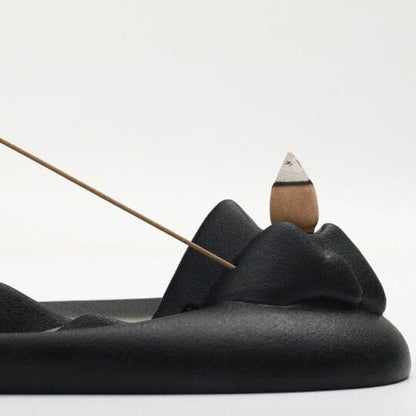 Mountain Incense Waterfall Burner Backflow Ceramic Incense Holder