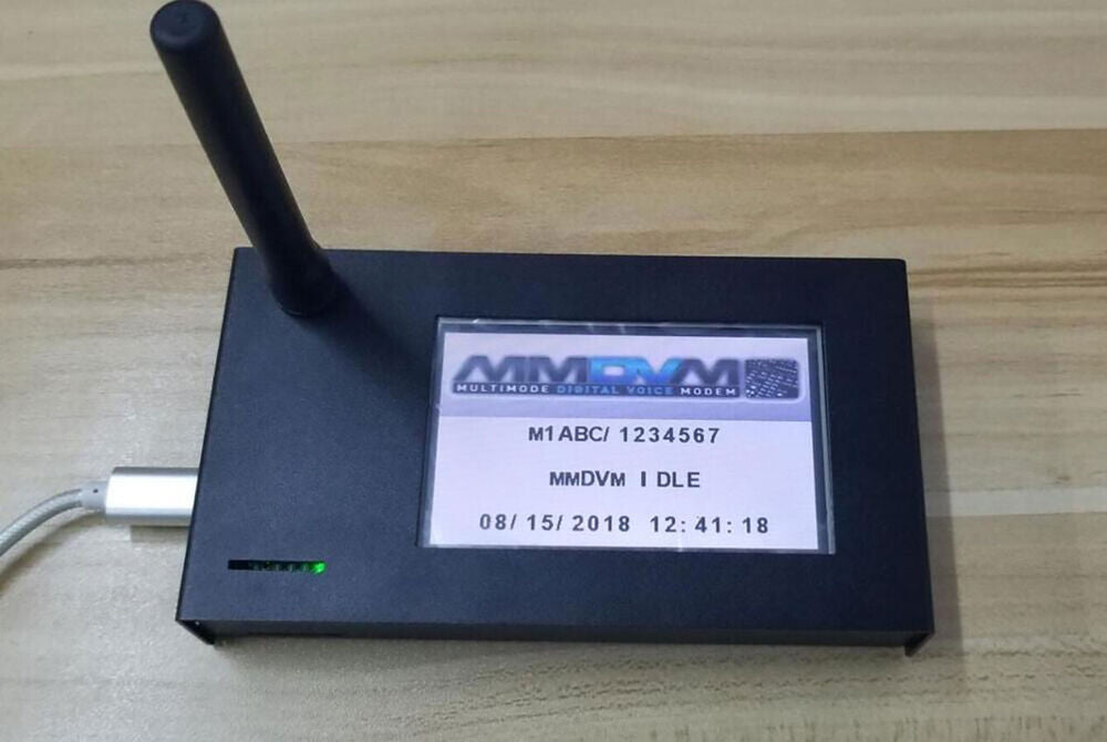 MMDVM HS Hat Hotspot +Raspberry pi zero w + 3.2" LCD + 16G SD + Case P25 DMR YSF