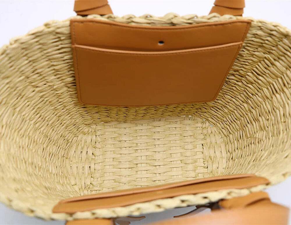 Straw Handbag Hand-woven Women's Holiday Bag Shoulder Bag