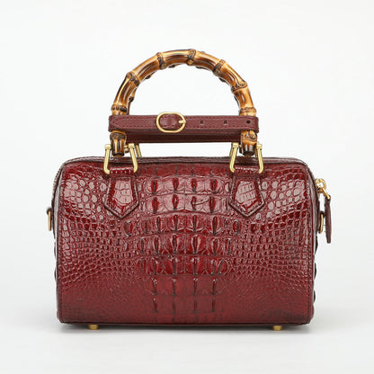 Real Alligator Crocodile Skin Pillow Bag, New Desinger Women's Sling Shouler Bag