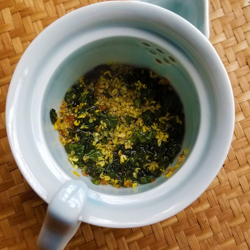 桂花乌龙茶铁观音散茶 500g Osmanthus Oolong Tea Chinese Tea Ceremony Loose-Leaf Tea 【 Bag 】