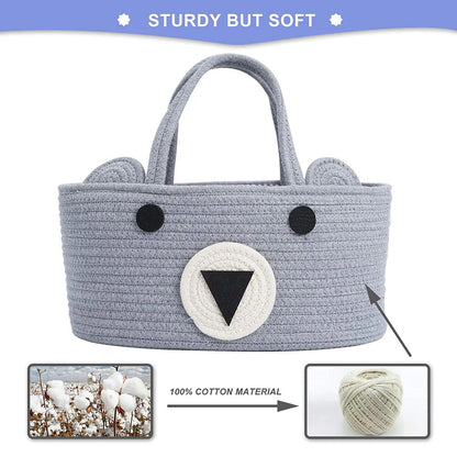 Diaper Bag Rope Baskets Kids Hand Baskets Box Toys Candy Desktop Mommy Bag