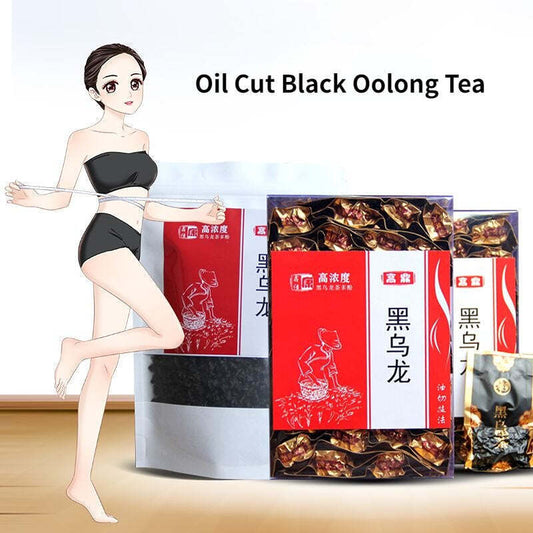 250g Oil Cut Black Oolong Tea Carbon Baked Oolong Tea Chinese Black Tea Bagged