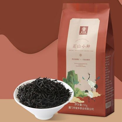 Lapsang Souchong Black Chinese Tea Loose Leaf Without Smoky Flavor Wuyi Tea 150g