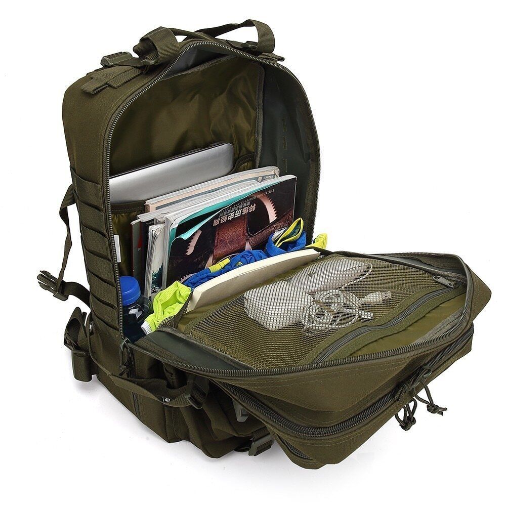50L Man Army Tactical Backpacks Bags Outdoor Pack Trekking Camping Hunting Bag