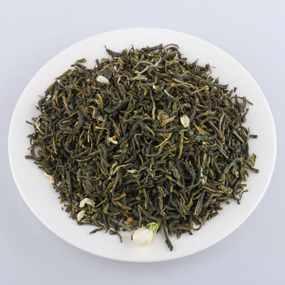 Jasmine Tea Strongly scented jasmine tea Herbal Tea Canned New Green Tea 125g