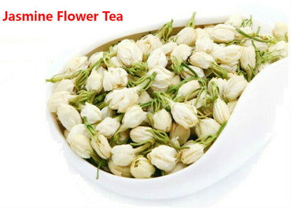 50g Loose Leaf Dried Jasmine Flower Tea Ecology Food Organic Blooming Herbal Tea
