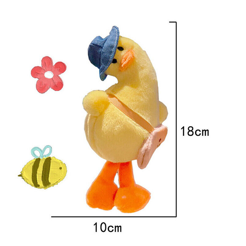 Cute Plush Keychain Women Doll Keychain Cartoon Lovely Duck Car Bag Accessory