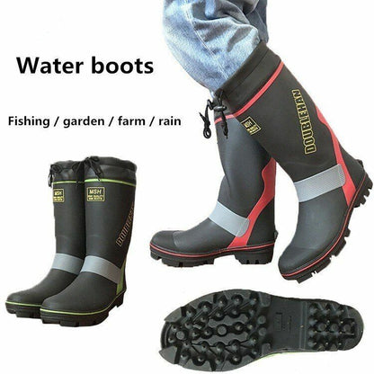 Fishing Waterproof Boots Outdoors Gear Supplies Garden Farms Working Water Shoes