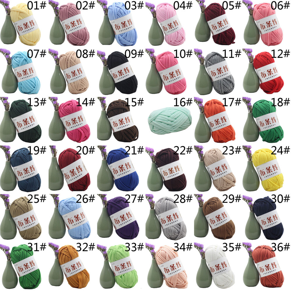 Hot Sale 100g Super Crochet Cotton Cloth Yarn Thick DIY Hand Wrap Knitting Yarn