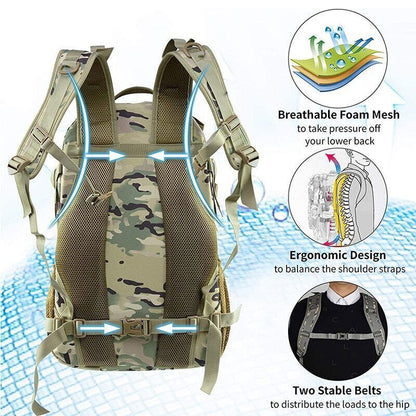 35L Military Tactical Backpack Rucksack Travel Camping Hunting Climbing Bags