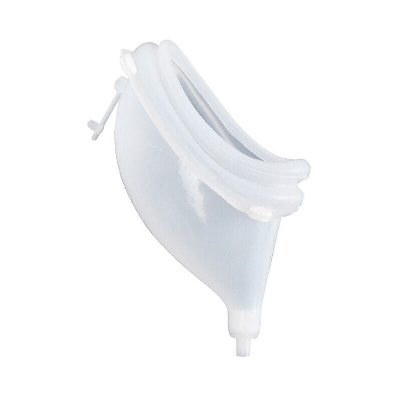 Urine Bag Collector Protable Mens Urinal Silicone Urine Funnel Reusable