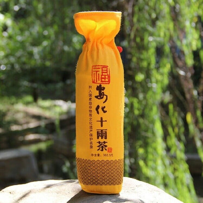 Anhua Shi Liang Cha Ten Tael Hua Juan Dark Tea Hei Cha In Bamboo Basket tea 360g