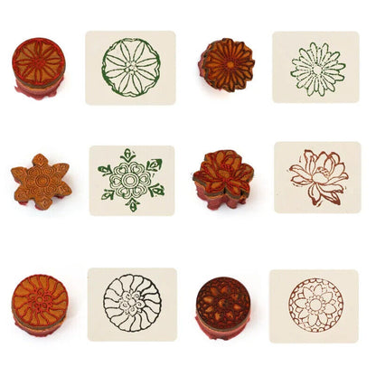 Pottery Tool 2.5cm Sponge Stamp Washable DIY Clay Coloring Ceramic Painting Seal